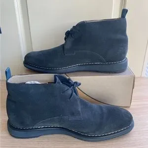 Clarks | Shoes | Clarks Mens Kenley Mid Navy Boots 2626977  display picture 1